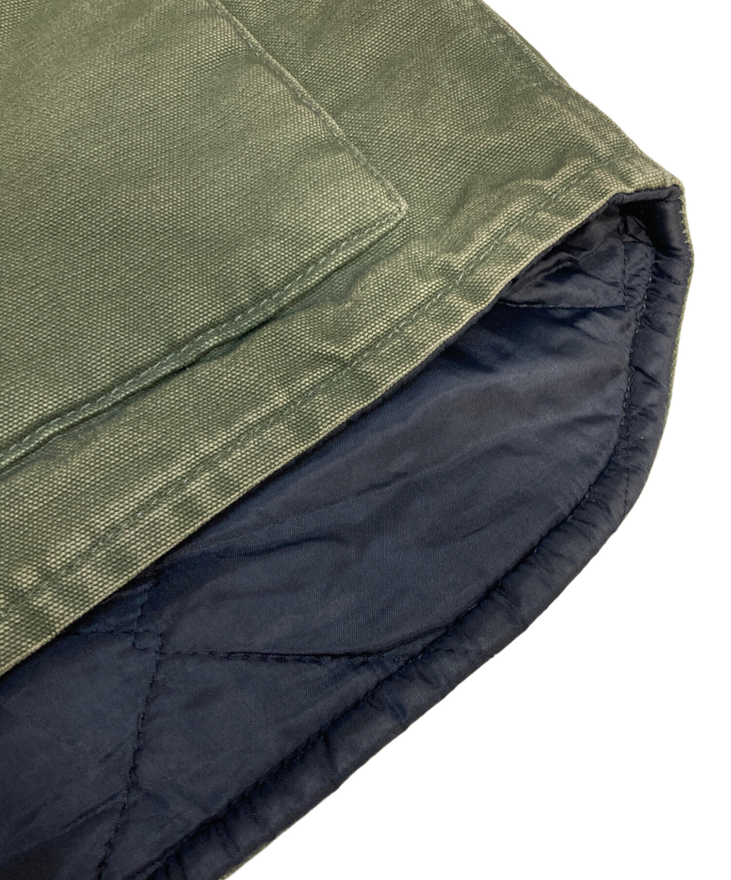 中古・古着通販】CarHartt (カーハート) ダック地中綿ベスト モス