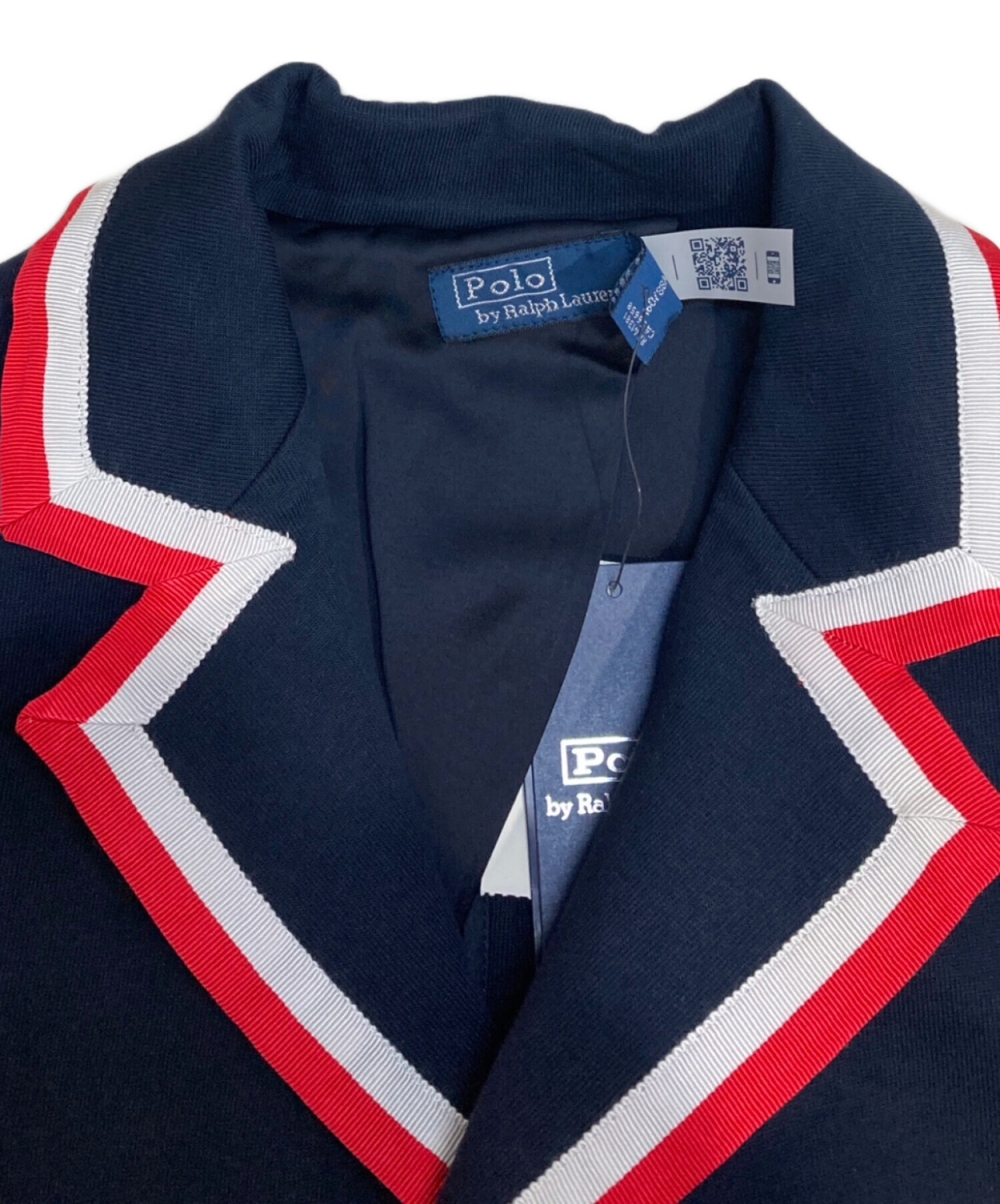 トレジャー　良品　ポロラルフローレン　レディース　グログラントリムテリー 未使用タグ付 定価6万円 ポロラルフローレン グログラントリム テリー