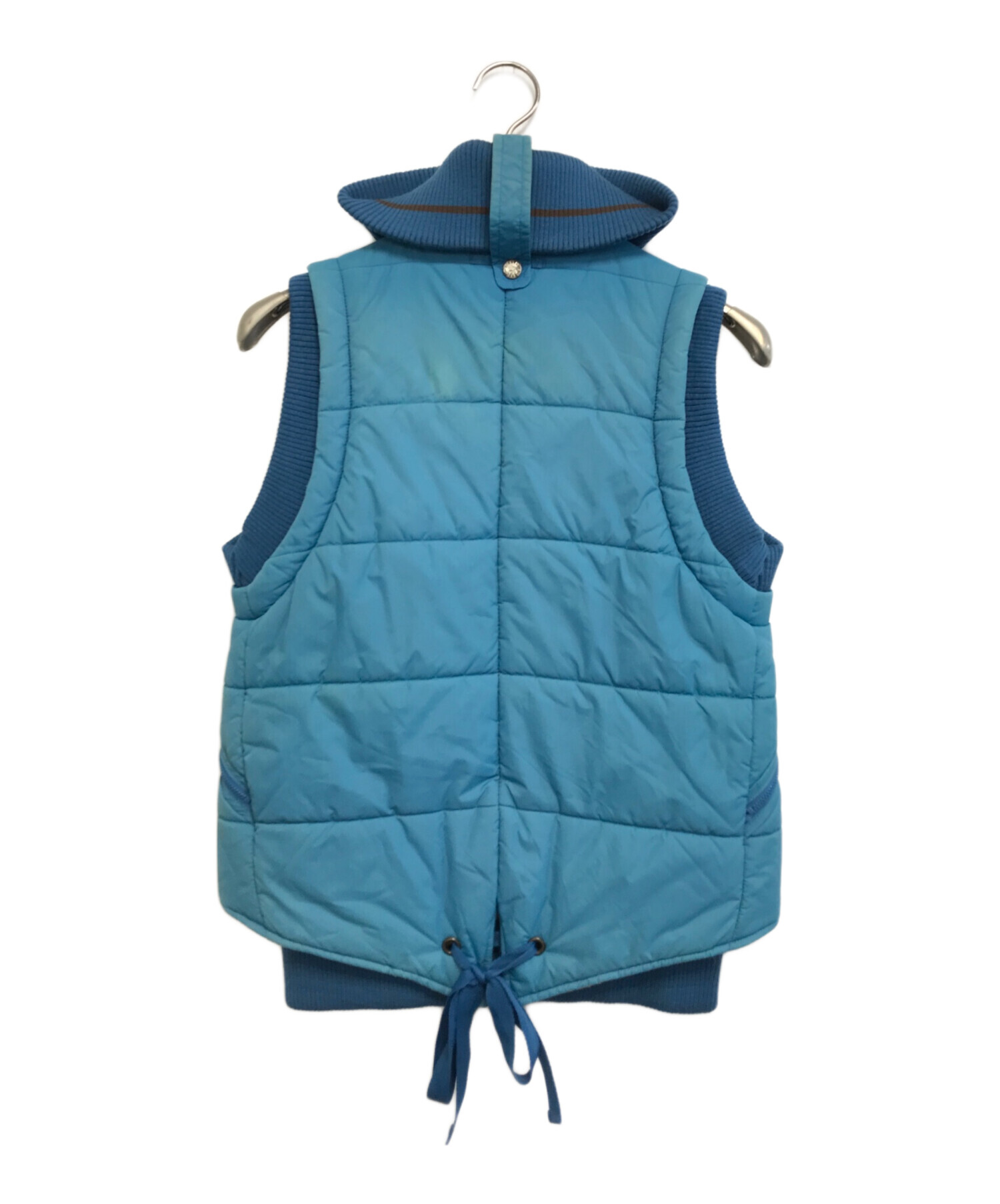中古・古着通販】DIESEL (ディーゼル) 中綿ベスト ブルー サイズ:S 