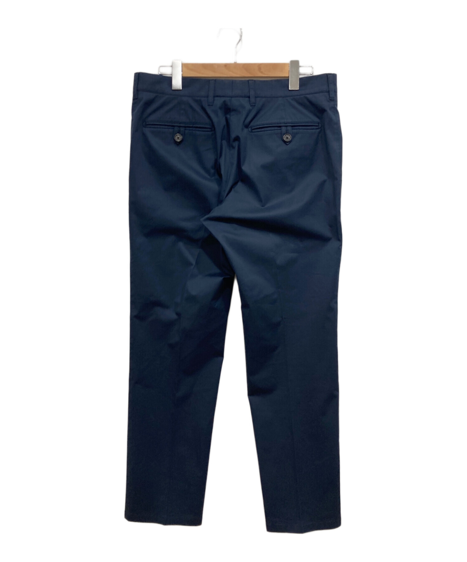 中古・古着通販】PRADA (プラダ) テーパードパンツ ネイビー 中古・古着通販】PRADA (プラダ) テーパードパンツ ネイビー