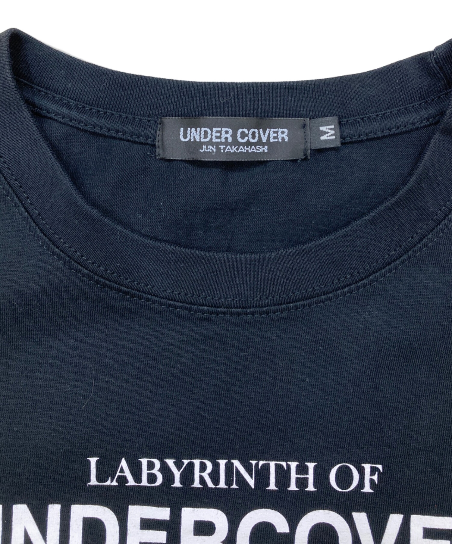 UNDER COVER アンダーカバー Tシャツ・カットソー M 青 【古着】【中古】【送料無料】 UNDERCOVER - UNDER COVER アンダーカバー Tシャツ・カットソー M 紺
