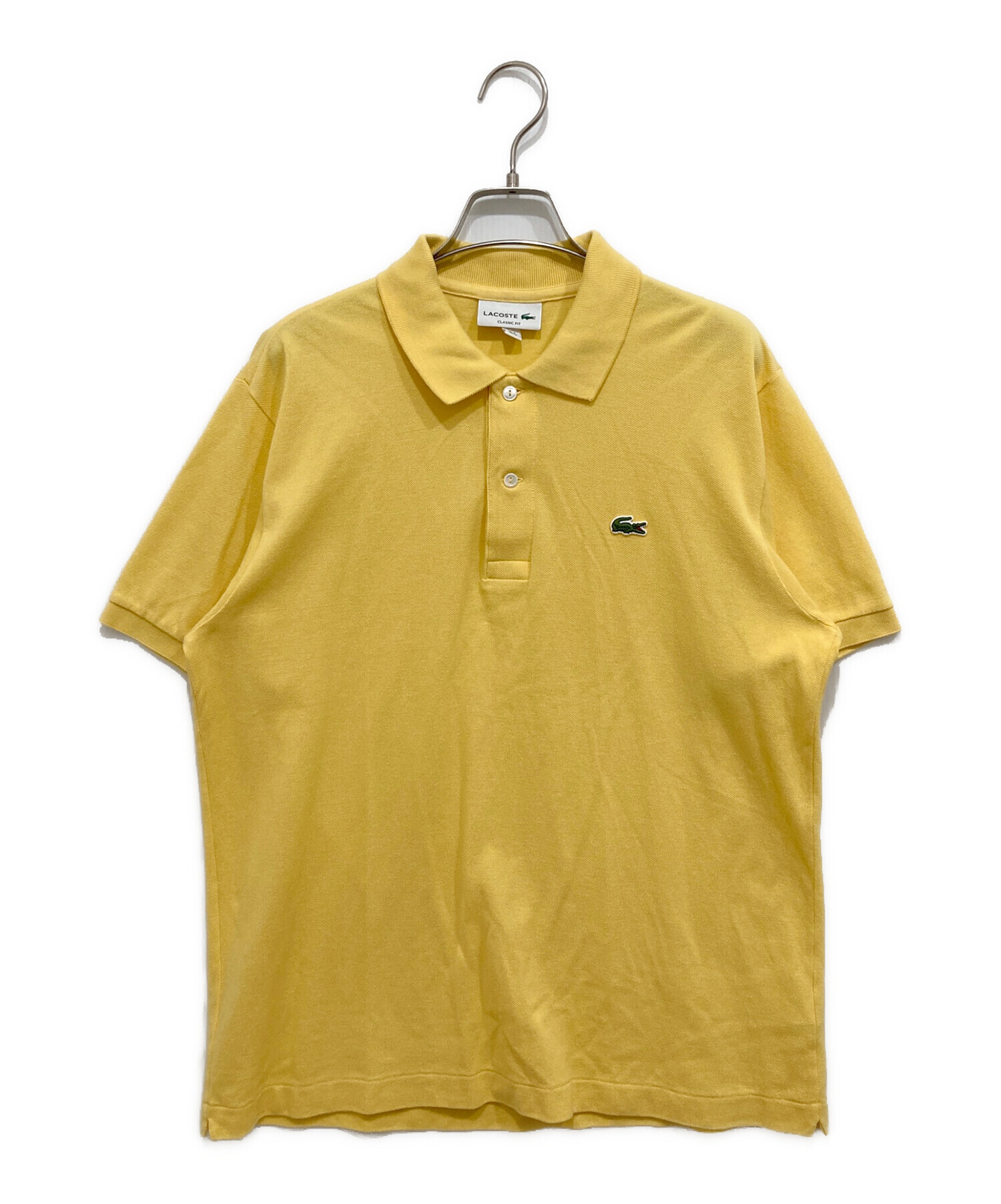 中古・古着通販】LACOSTE (ラコステ) ポロシャツ イエロー サイズ:M 