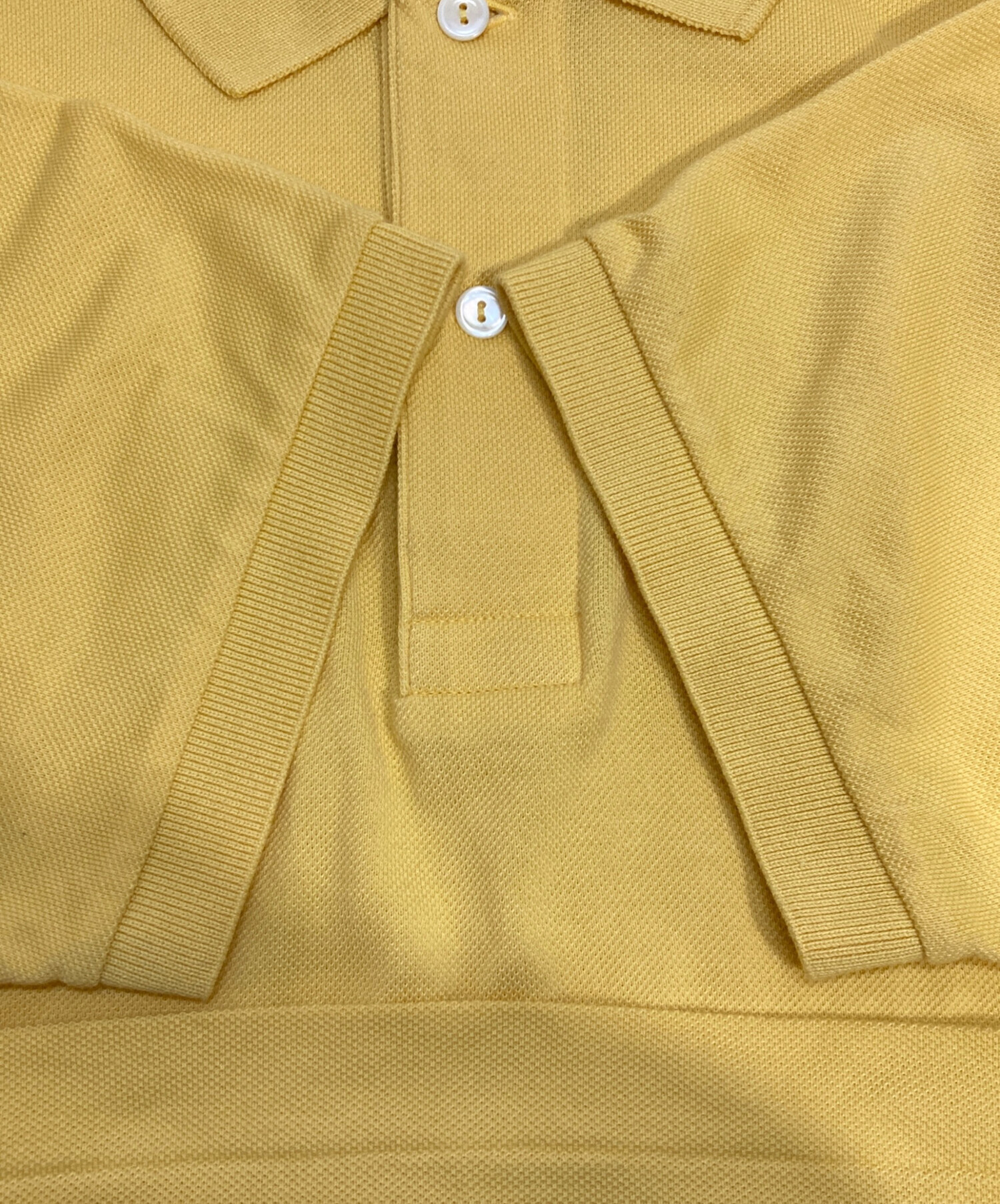 中古・古着通販】LACOSTE (ラコステ) ポロシャツ イエロー サイズ:M 