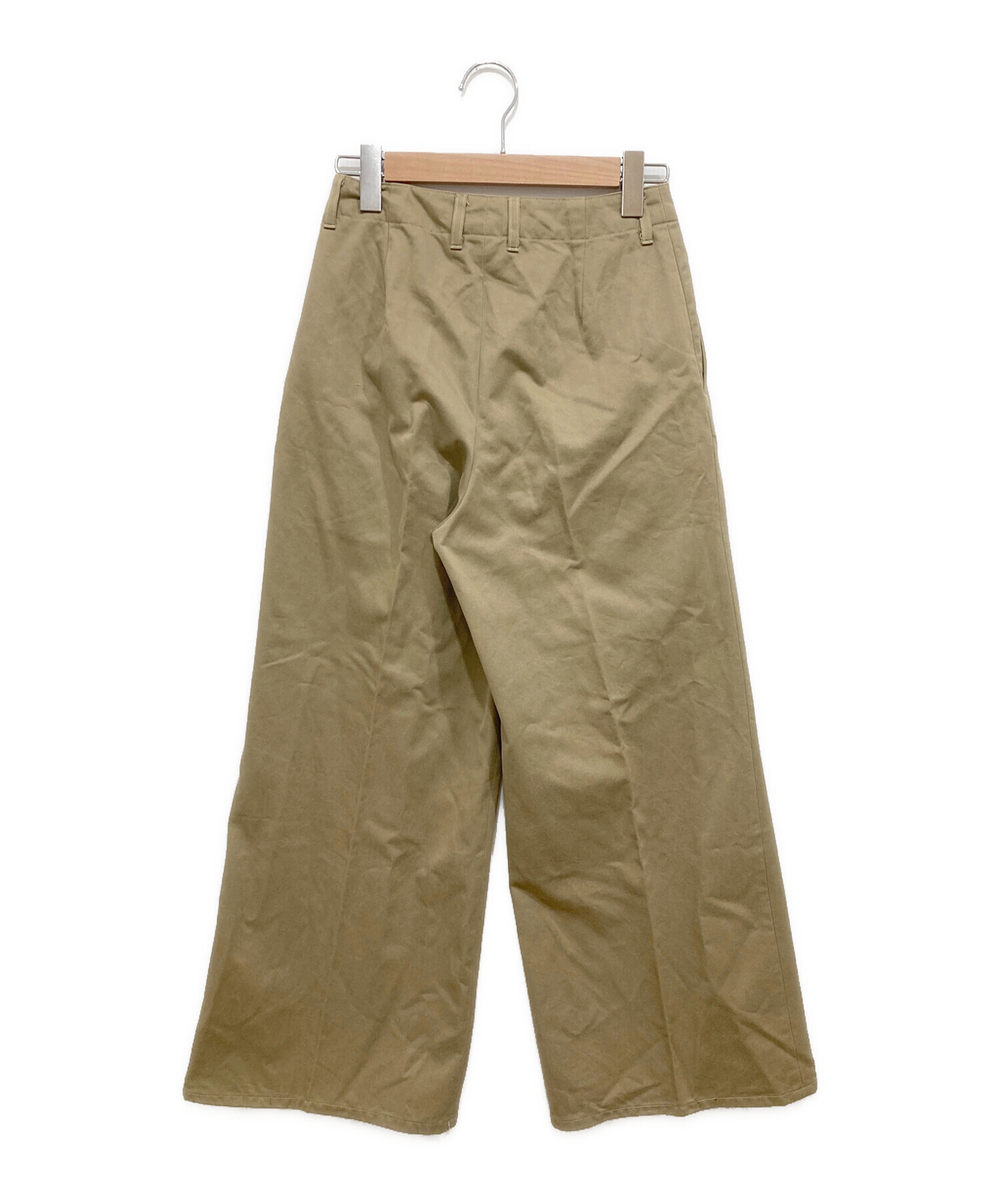 パンツ AURALEE WASHED FINX CHINO WIDE PANTS 3 中古・古着通販】AURALEE (オーラリー) WASHED FINX CHINO TUCK WIDE