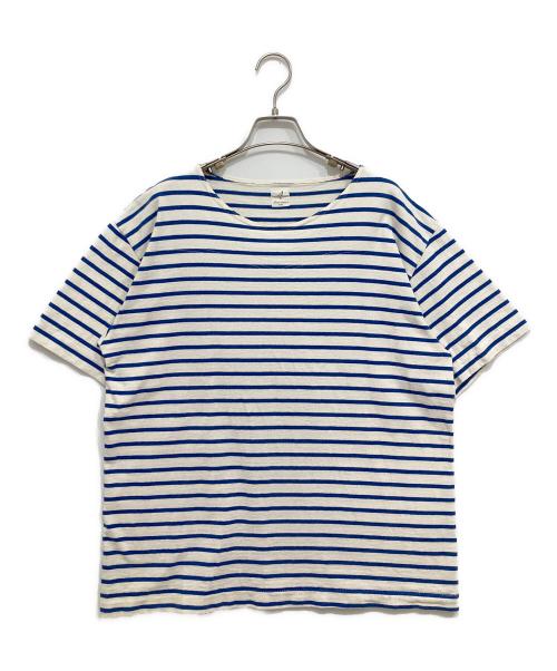 新品タグ付 ANATOMICA (アナトミカ) MARNIER CREW NECK TEE L/S バスクシャツ XS WHITE 中古・古着通販ANATOMICA (アナトミカ) MARNIER CREW NECK TEE