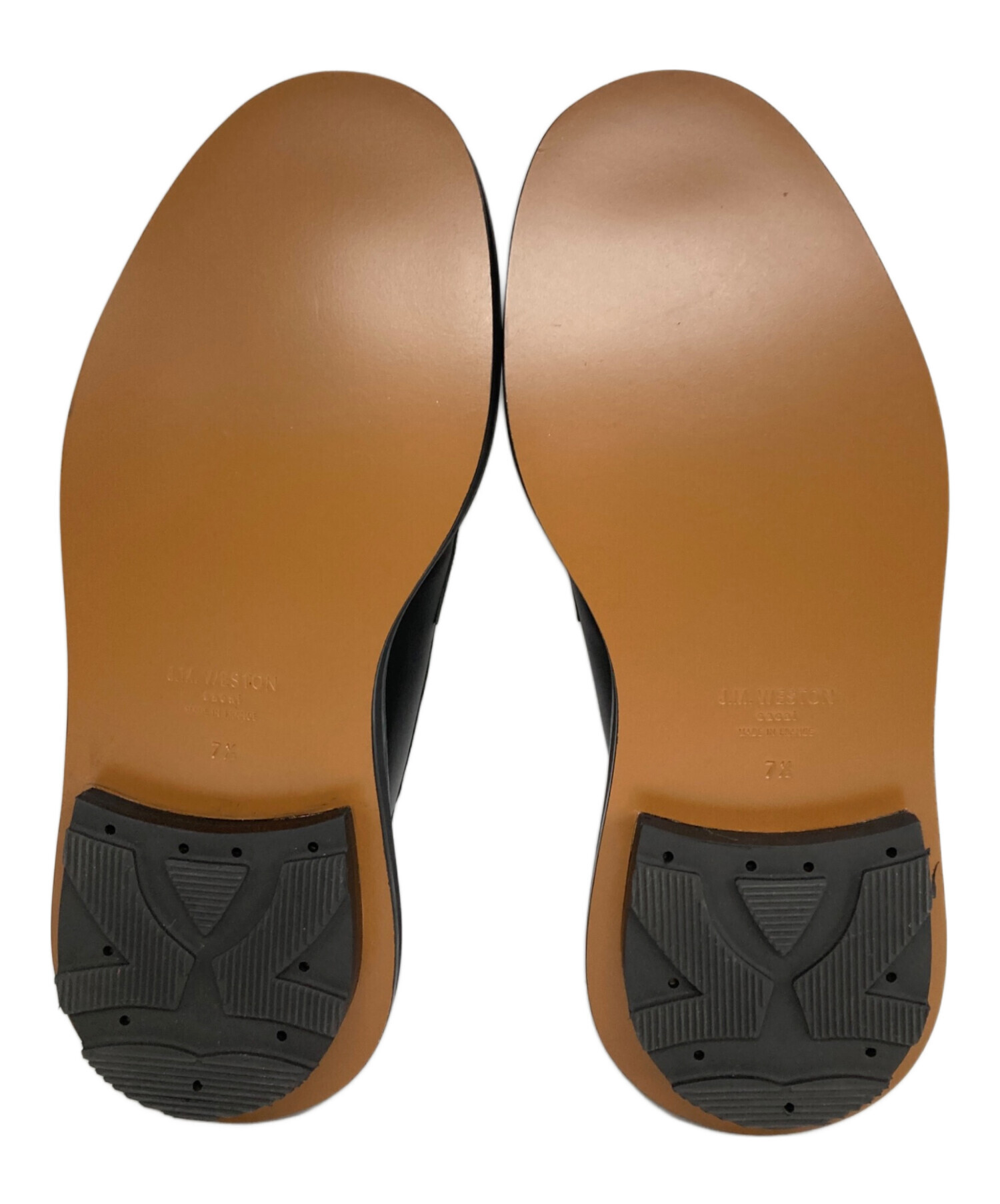 J.M. WESTON sacai ローファー ブラックカーフ J.M. WESTON sacai ローファー ブラックカーフ J.MWESTON ローファー