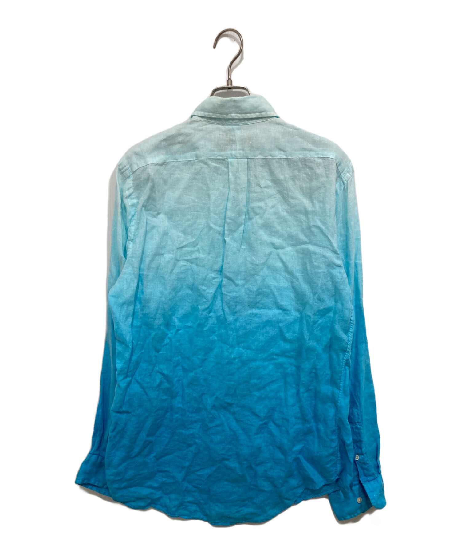 ラルフローレン グラデーションリネンシャツ ライトブルー Lサイズ ラルフローレン グラデーションリネンシャツ ライトブルー L