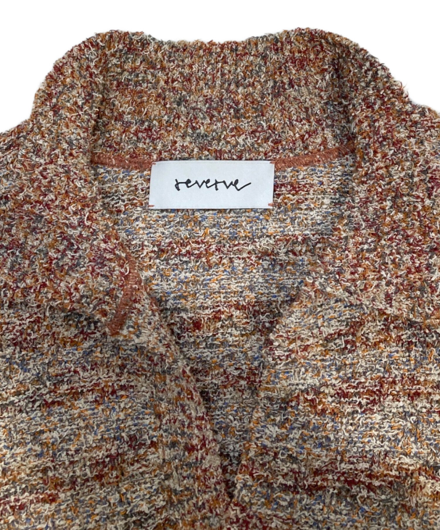 中古・古着通販】reverve (リバーブ) POLO SKIPPER KNIT ブラウン