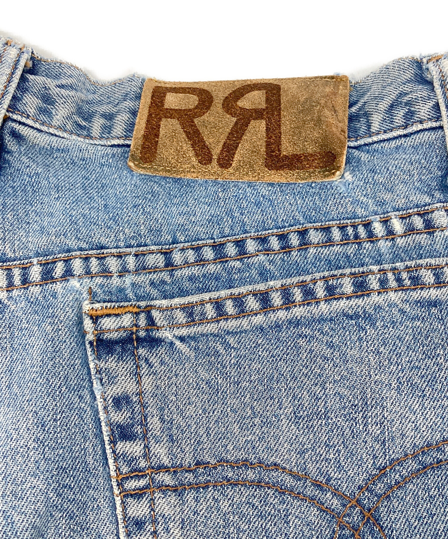 中古・古着通販】RRL (ダブルアールエル) デニムパンツ インディゴ