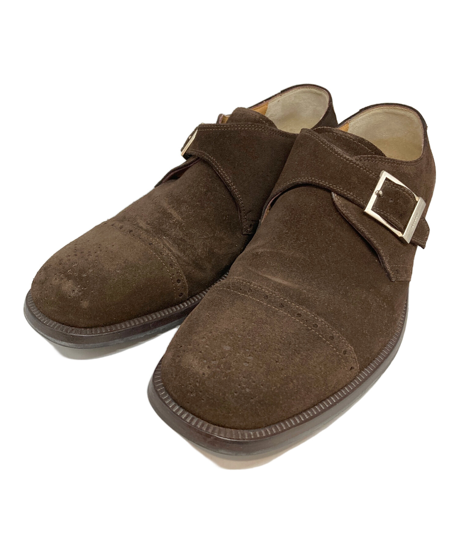 中古・古着通販】BALLY (バリー) シングルモンクスウェードシューズ 