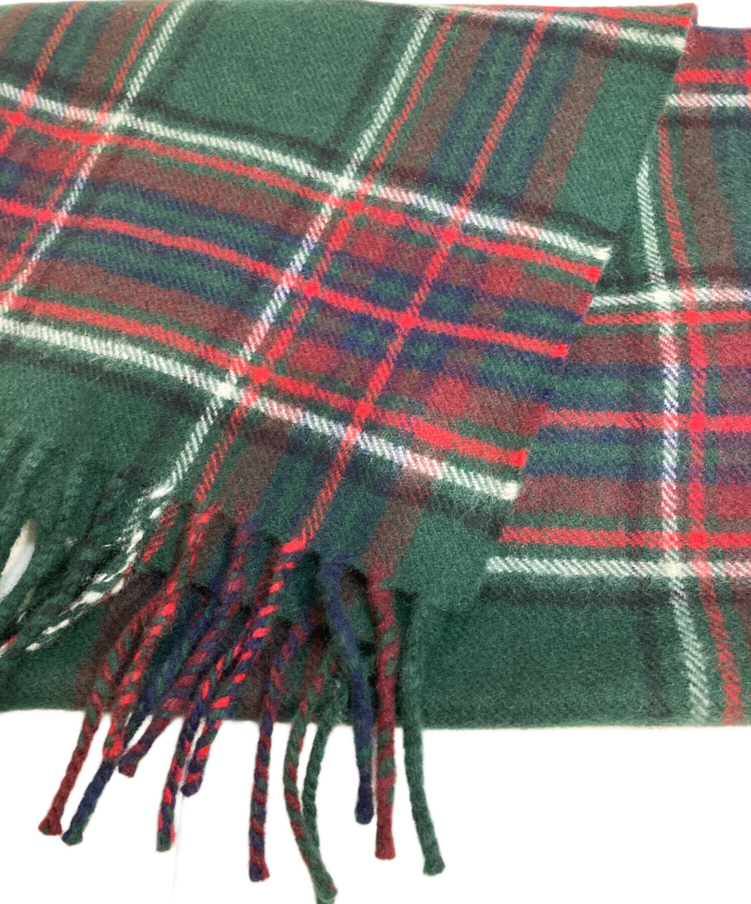 中古・古着通販】CELINE (セリーヌ) タータンチェックマフラー