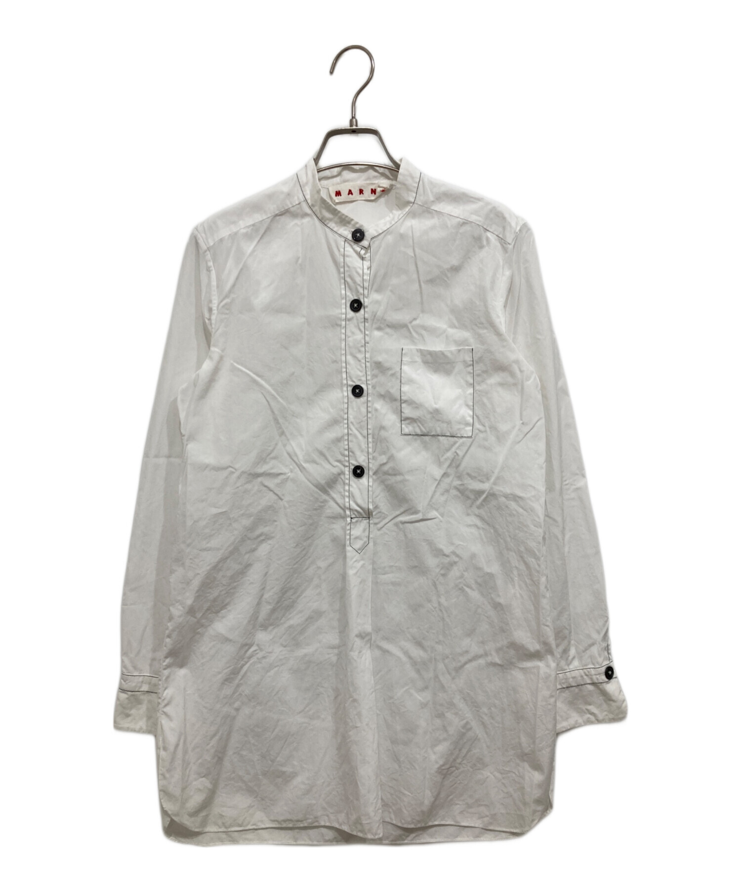 中古・古着通販】MARNI (マルニ) スタンドカラーコットンシャツ 