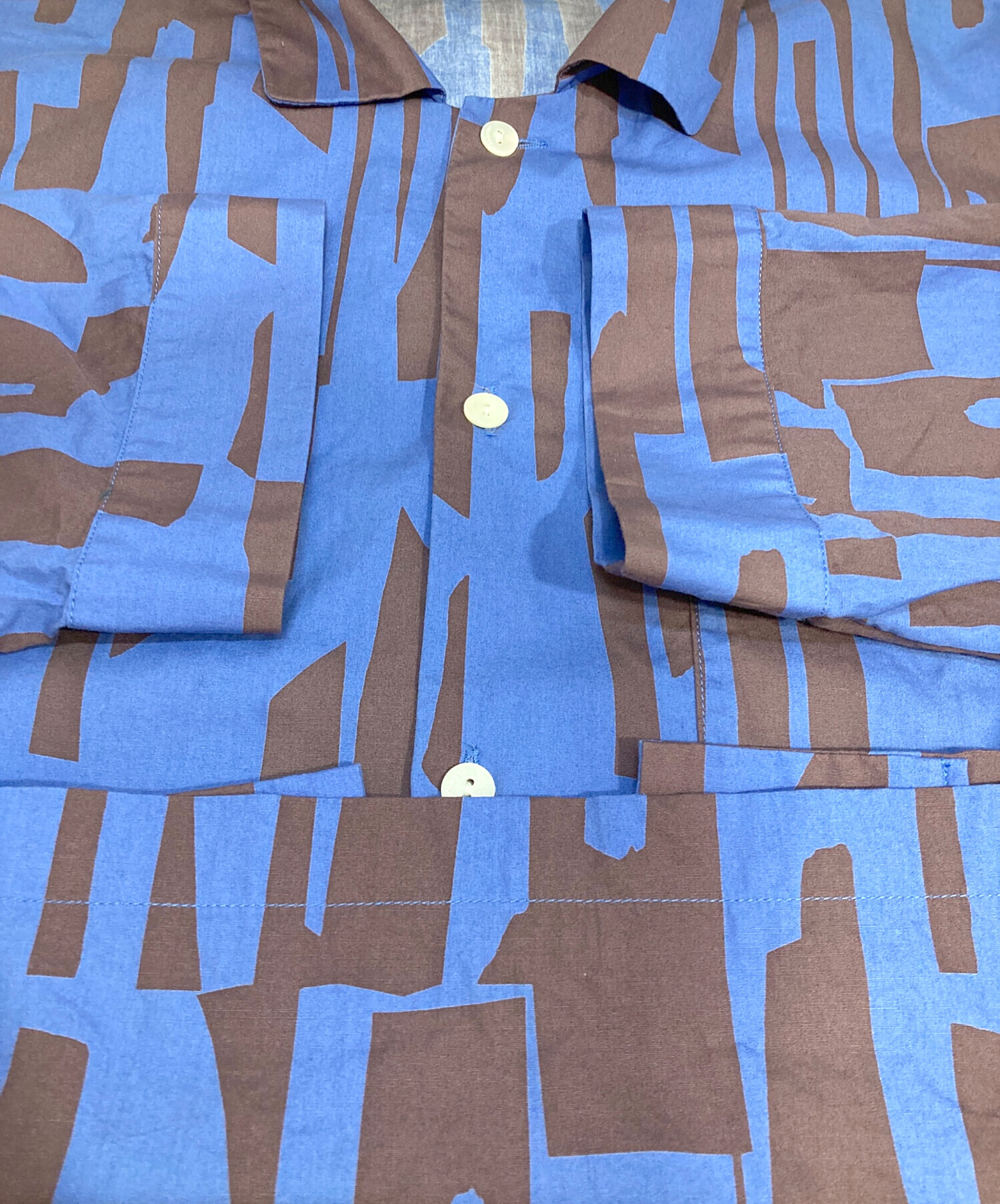 中古・古着通販】PHEENY (フィーニー) PRINT TYPEWRITER PAJAMAS SHIRT 