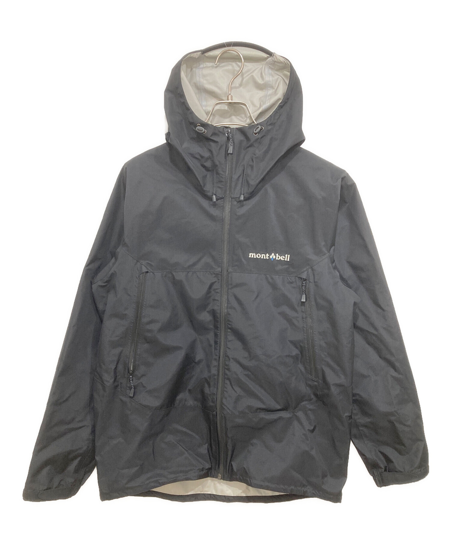 美品 モンベル Mont-bell レインダンサージャケット 黒 M 696 mont