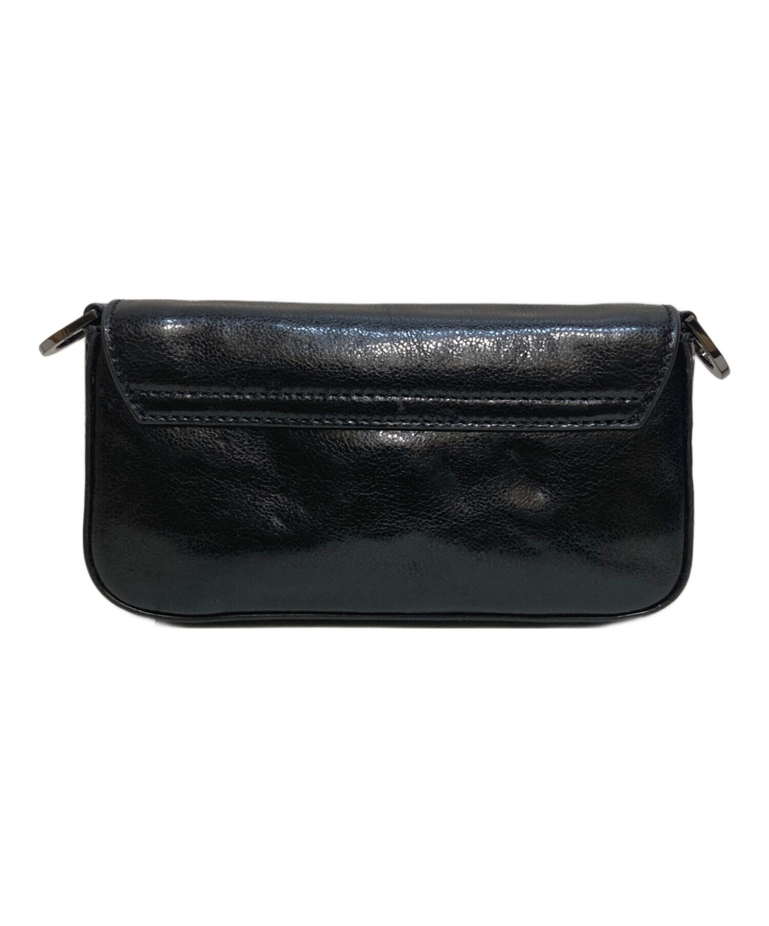 トリーバーチ Tory Burch ショルダーバッグ レザー ブラック レディース 送料無料【中古】 r10699a 中古・古着通販】TORY BURCH (トリーバーチ) レザーショルダーバッグ
