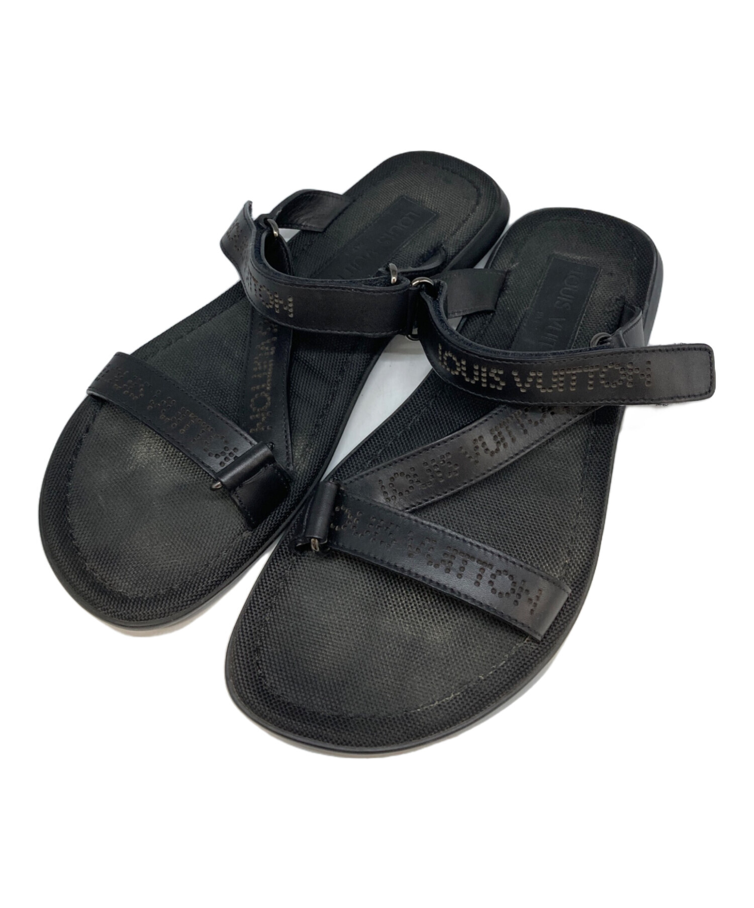 ルイヴィトン ロゴサンダル 中古】ルイヴィトン LOUIS VUITTON ビーチ