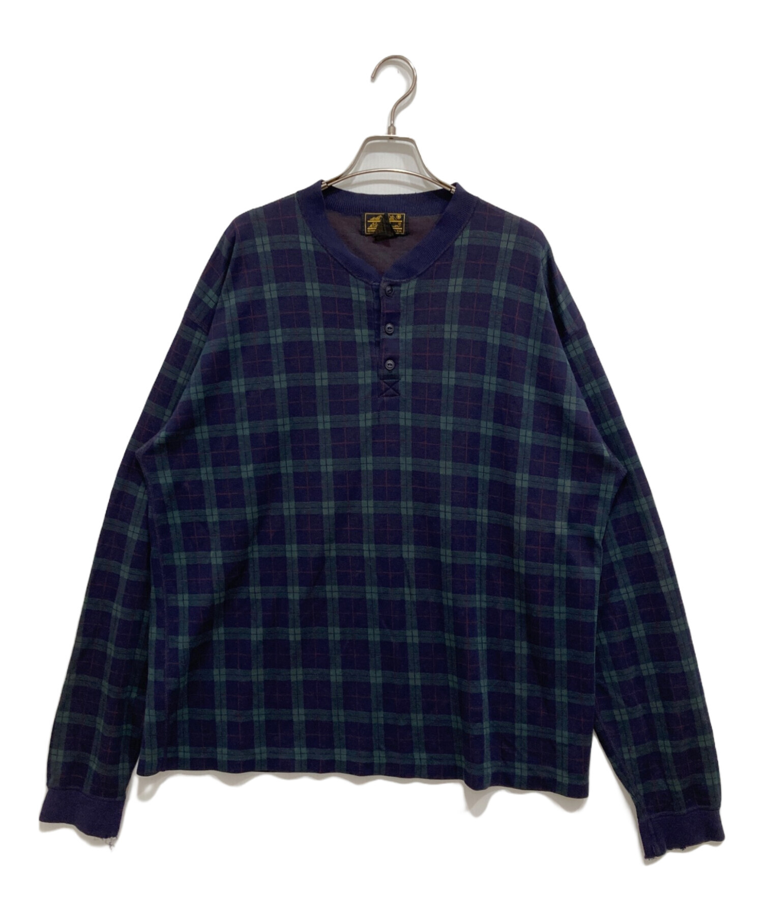 中古・古着通販】Eddie Bauer (エディーバウアー) 長袖チェック柄 