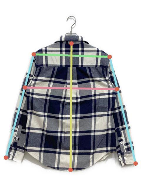 中古・古着通販】Noah (ノア) ネルシャツ ネイビー サイズ:XS