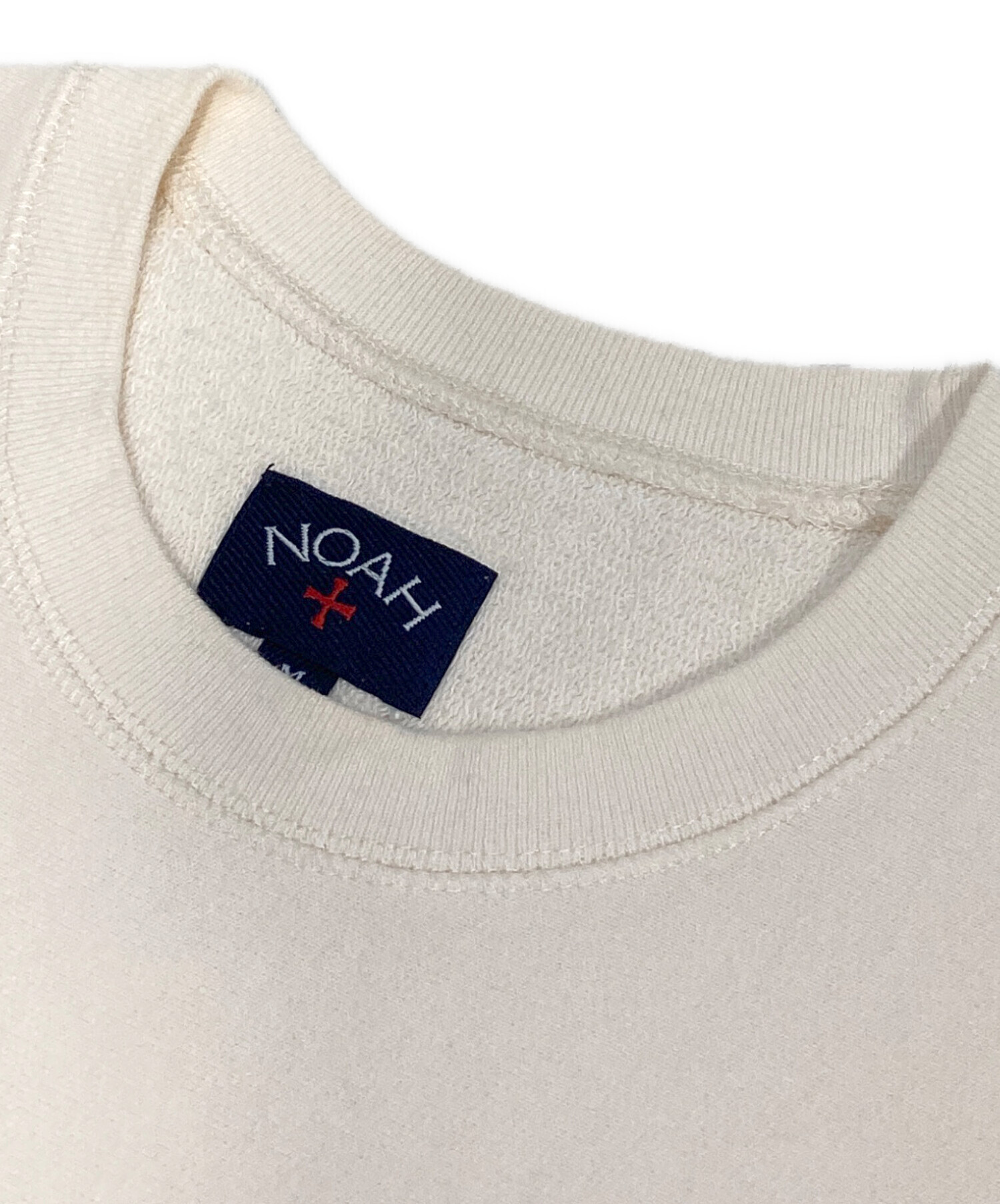 中古・古着通販】Noah (ノア) 刺繍ロゴスウェット アイボリー サイズ:M 