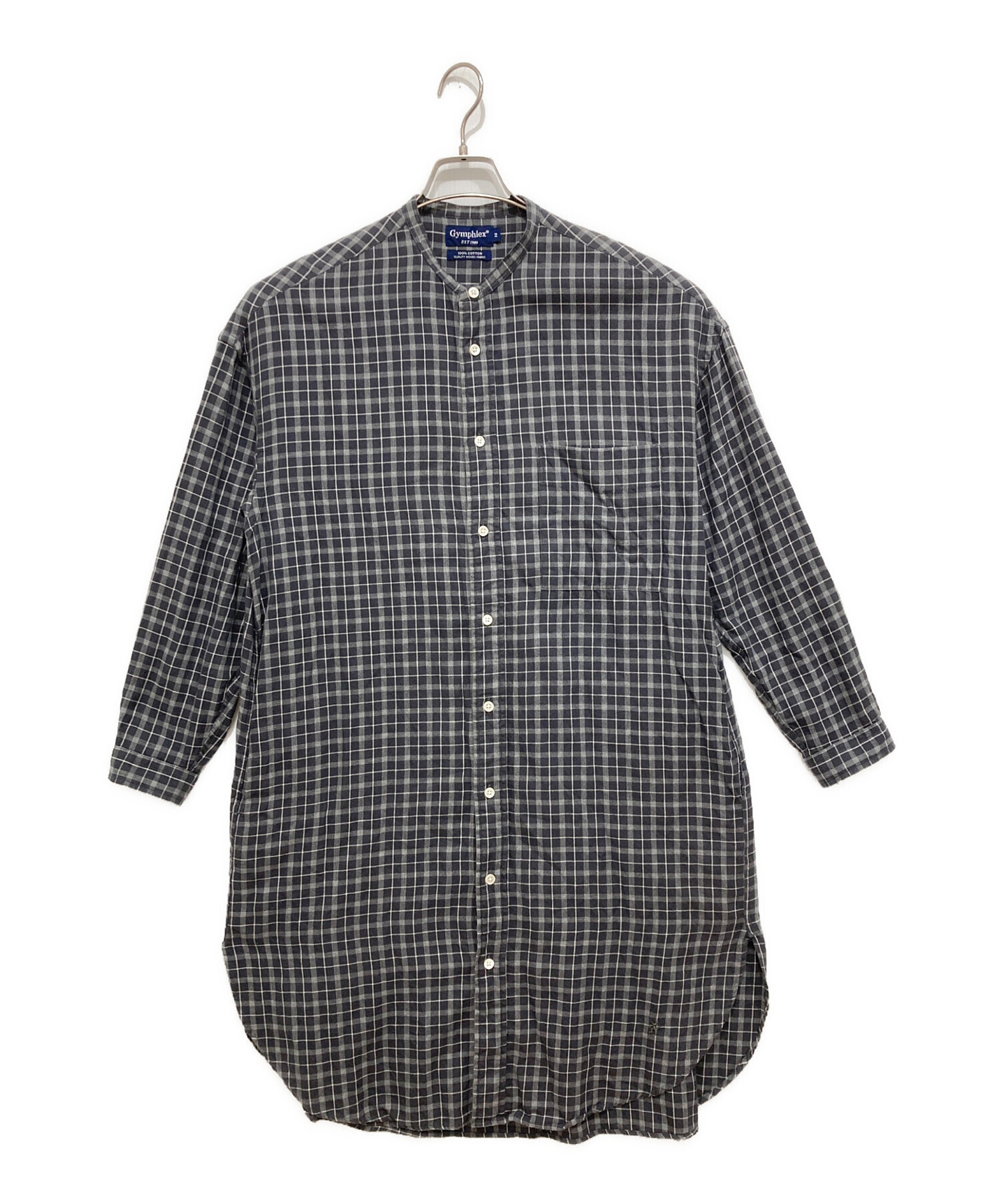 専用 おまとめ2着Gymphlex ジムフレックス チェック シャツワンピース 中古・古着通販】Gymphlex (ジムフレックス) チェックシャツワンピース