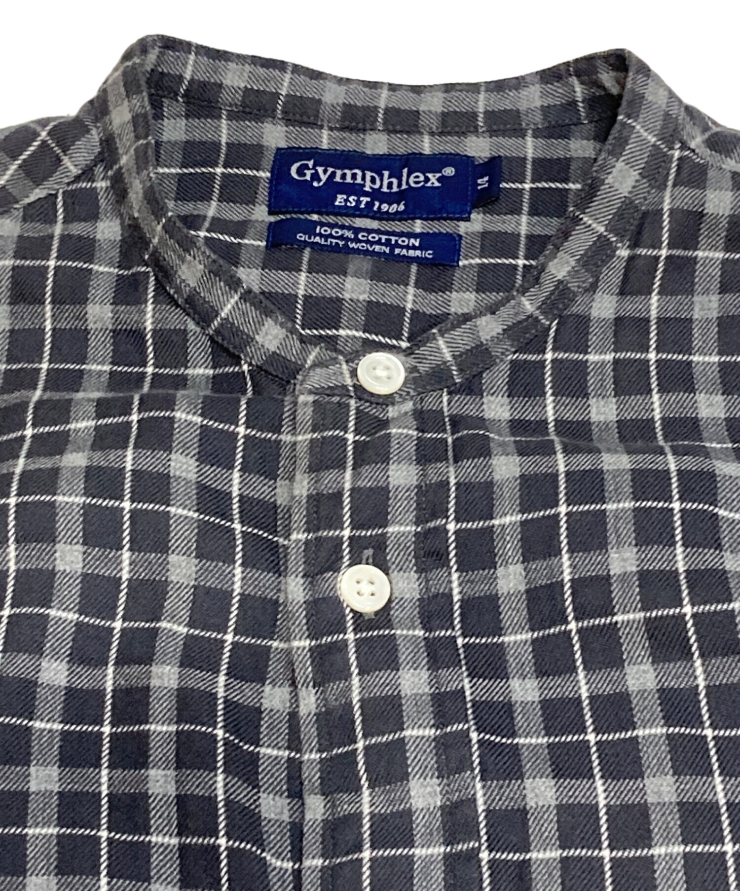 中古・古着通販】Gymphlex (ジムフレックス) チェックシャツワンピース