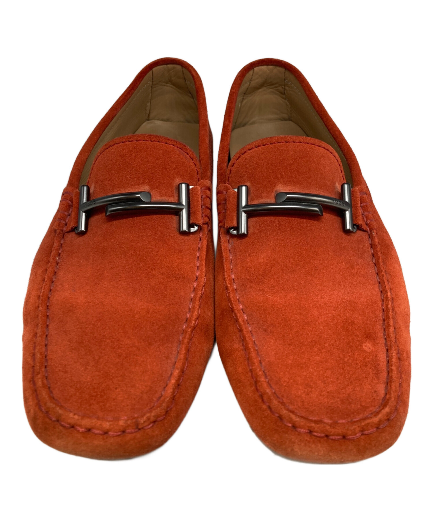 中古・古着通販】TOD'S (トッズ) ドライビングシューズ オレンジ 中古・古着通販】TOD'S (トッズ) ドライビングシューズ オレンジ