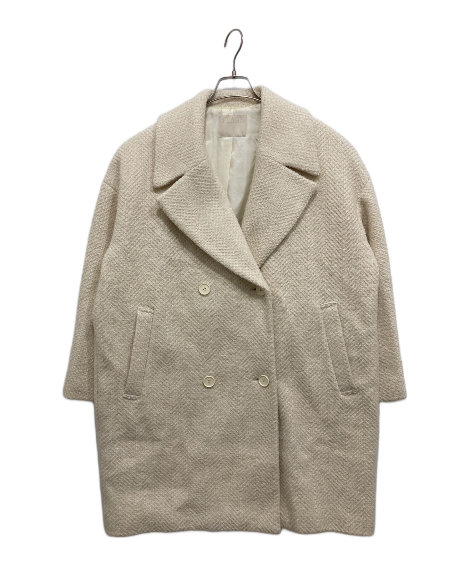 中古・古着通販】Plage (プラージュ) ヘリンボーンコクーンコート