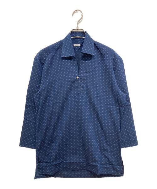 BARBA バルバ ブラウス S 紺 【古着】【中古】【送料無料】 3078000974390470_01_3517w.jpeg