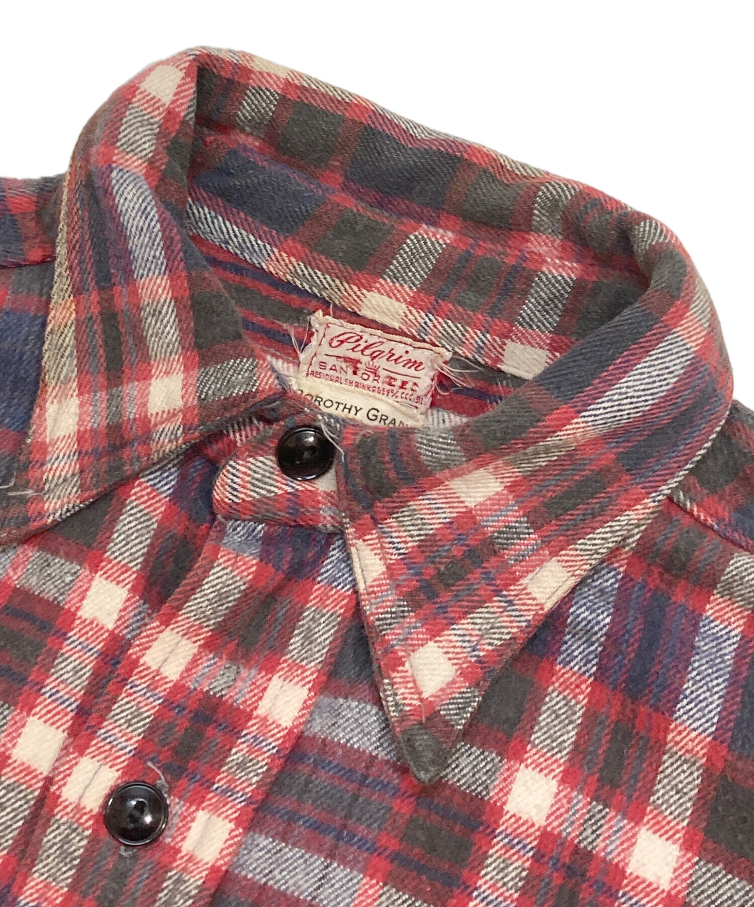 中古・古着通販】Pilgrim (ピルグリム) ヴィンテージヘビーネルシャツ