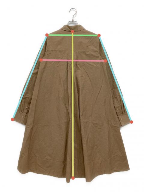 中古・古着通販】LOEWE (ロエベ) アナグラムチュニックドレス ベージュ