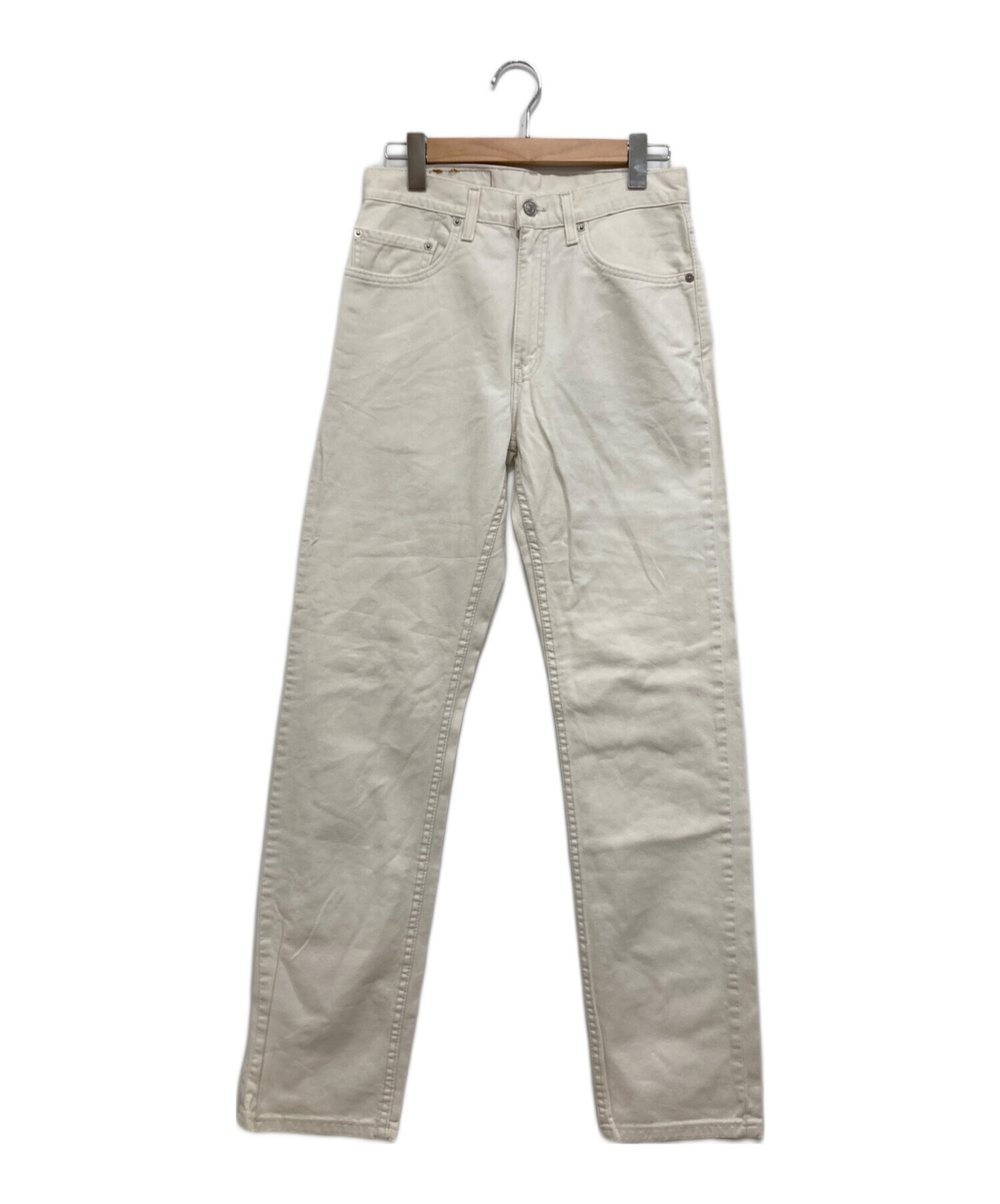 LEVI'S 505 W31 L32 ホワイトデニムパンツ 90's Levi's 505 White Denim Pant W32 USA製【0530A09】【送料無料