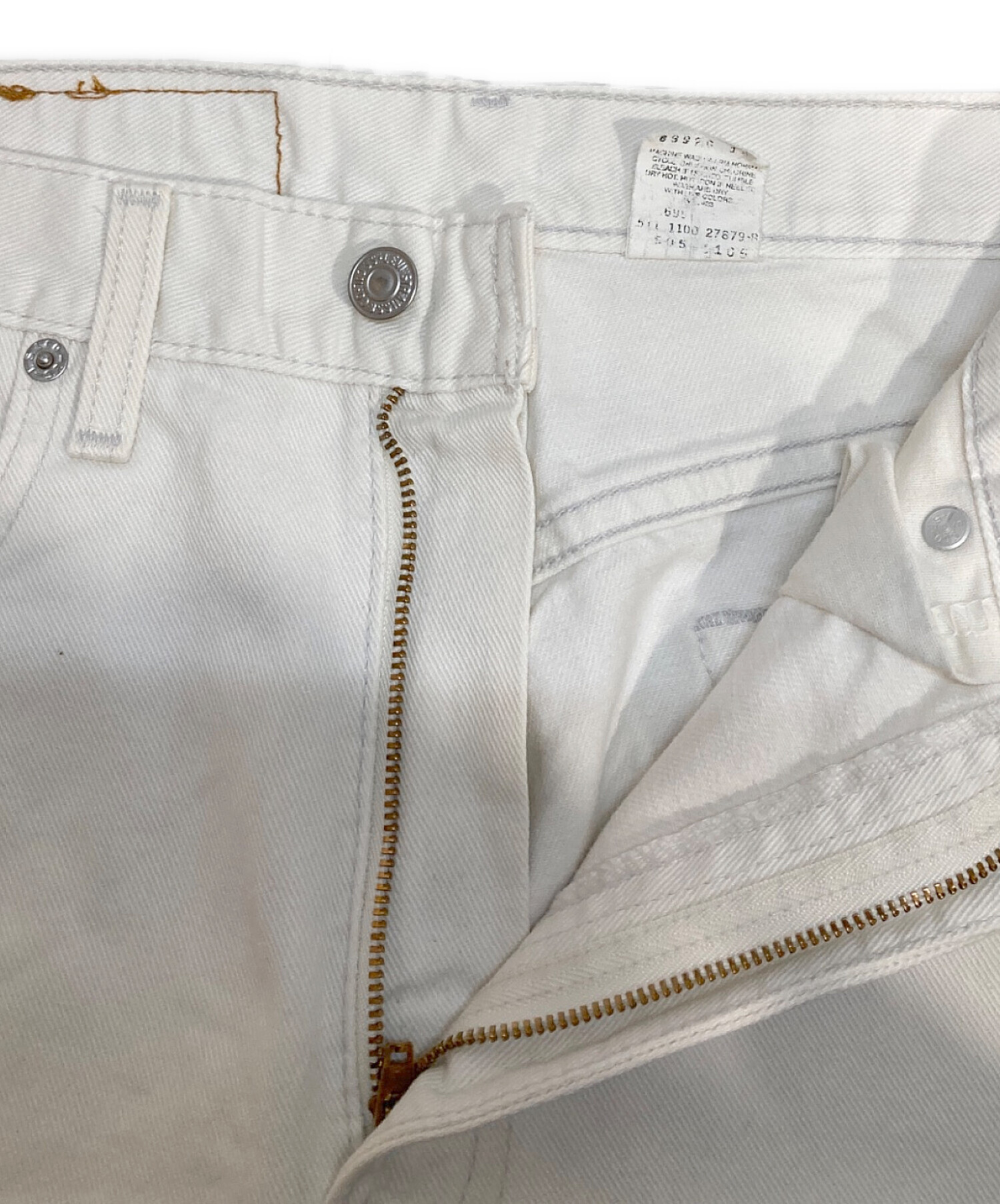 中古・古着通販】LEVI'S (リーバイス) 505デニムパンツ ホワイト