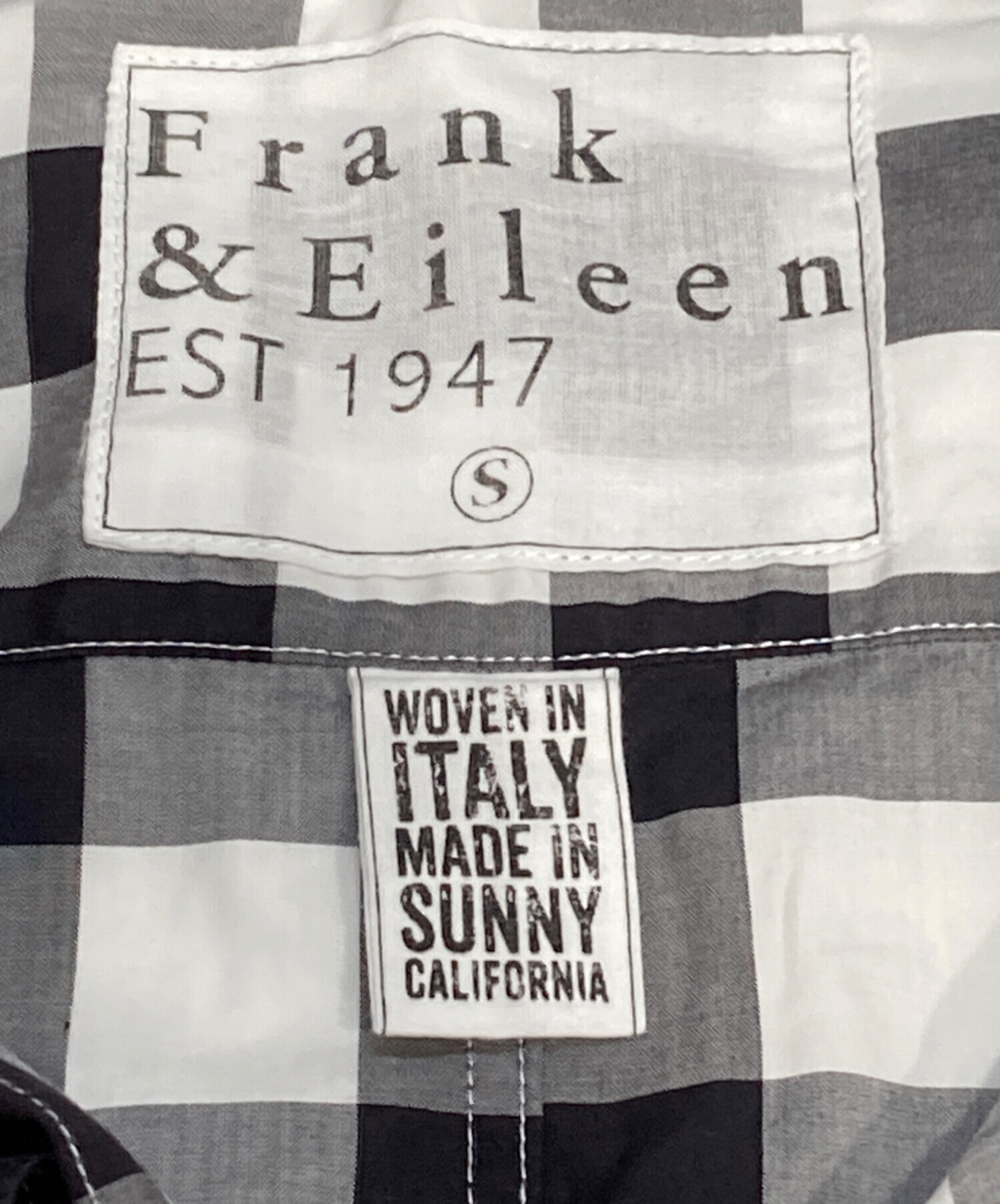 中古・古着通販】Frank&Eileen (フランクアンドアイリーン) ギンガム 