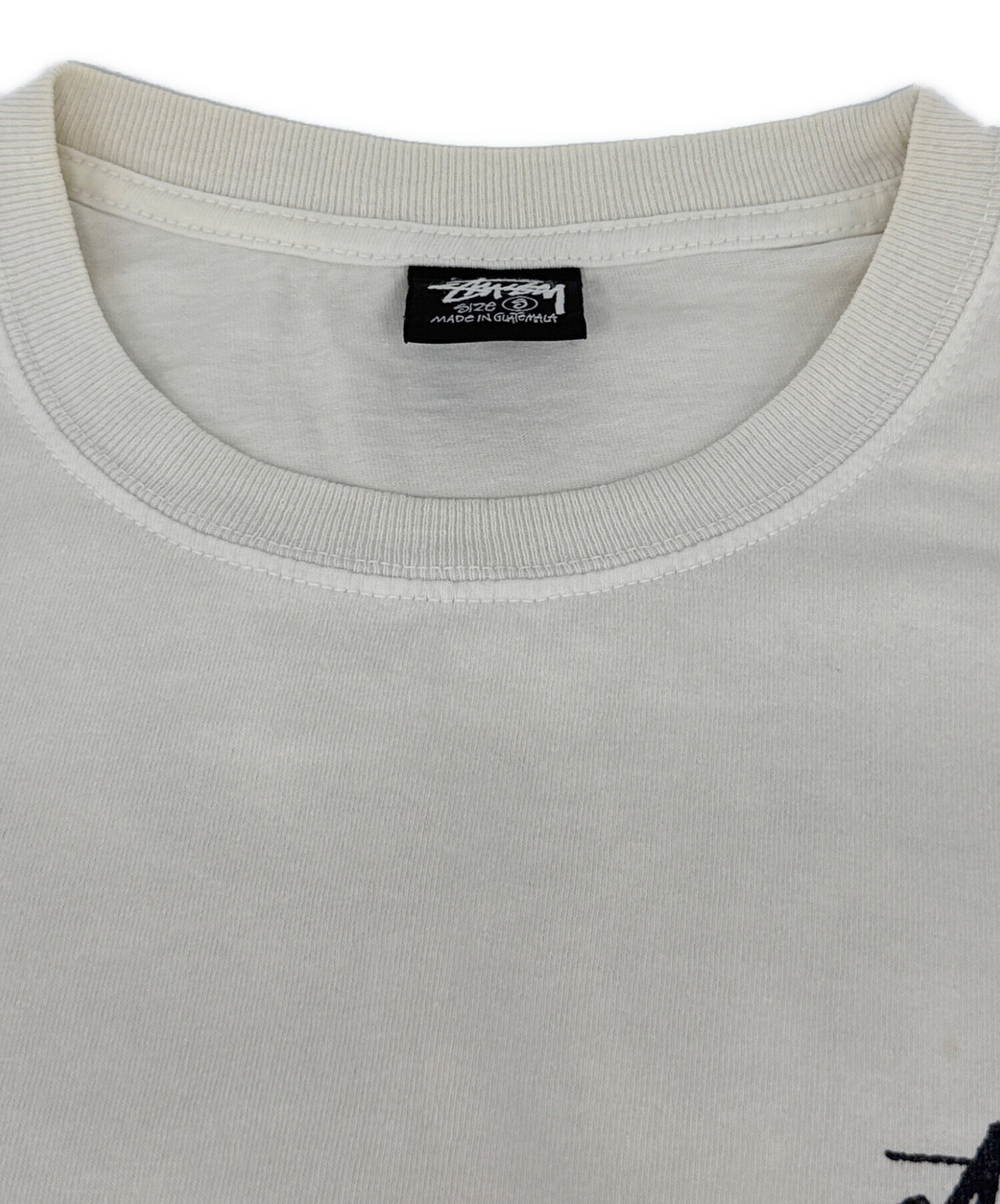 中古・古着通販】stussy (ステューシー) スカルプリントロンT ホワイト