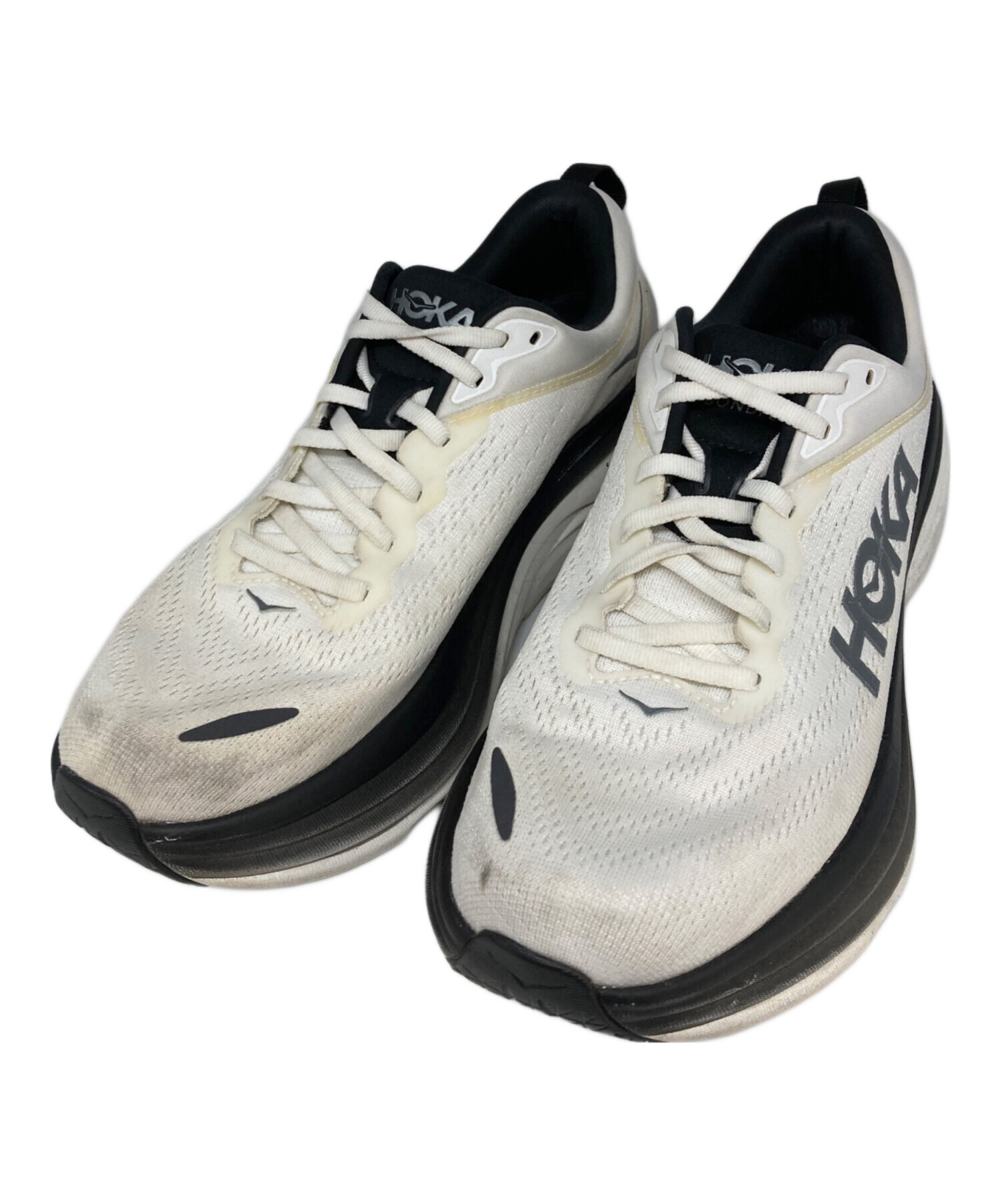 中古・古着通販】HOKAONEONE (ホカオネオネ) BONDI 8 ホワイト サイズ 