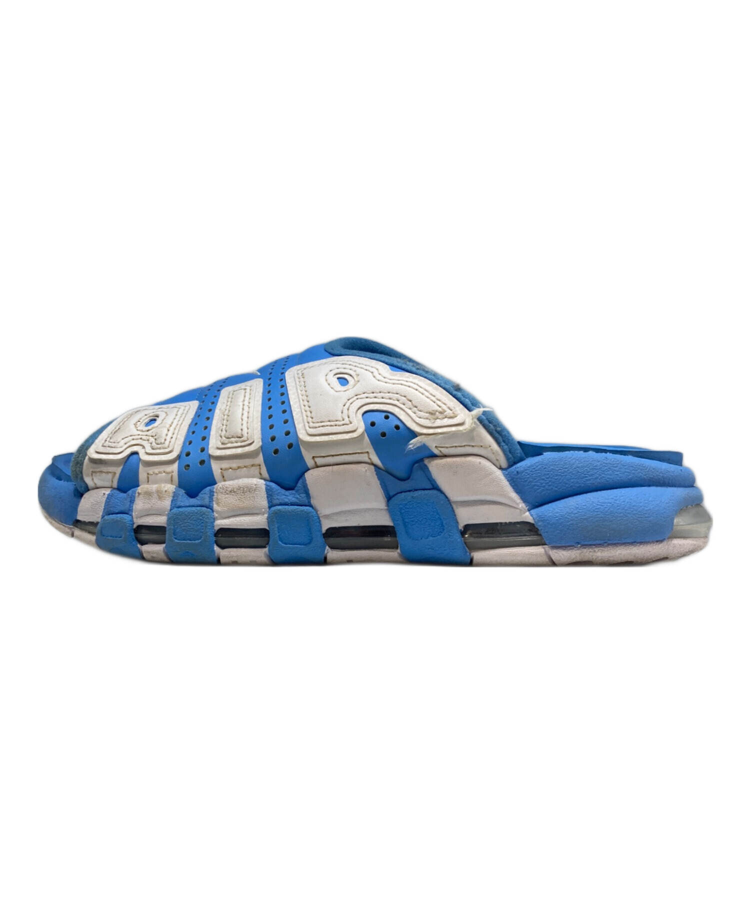 中古・古着通販】NIKE (ナイキ) AIR MORE UPTEMPO SLIDE ブルー サイズ