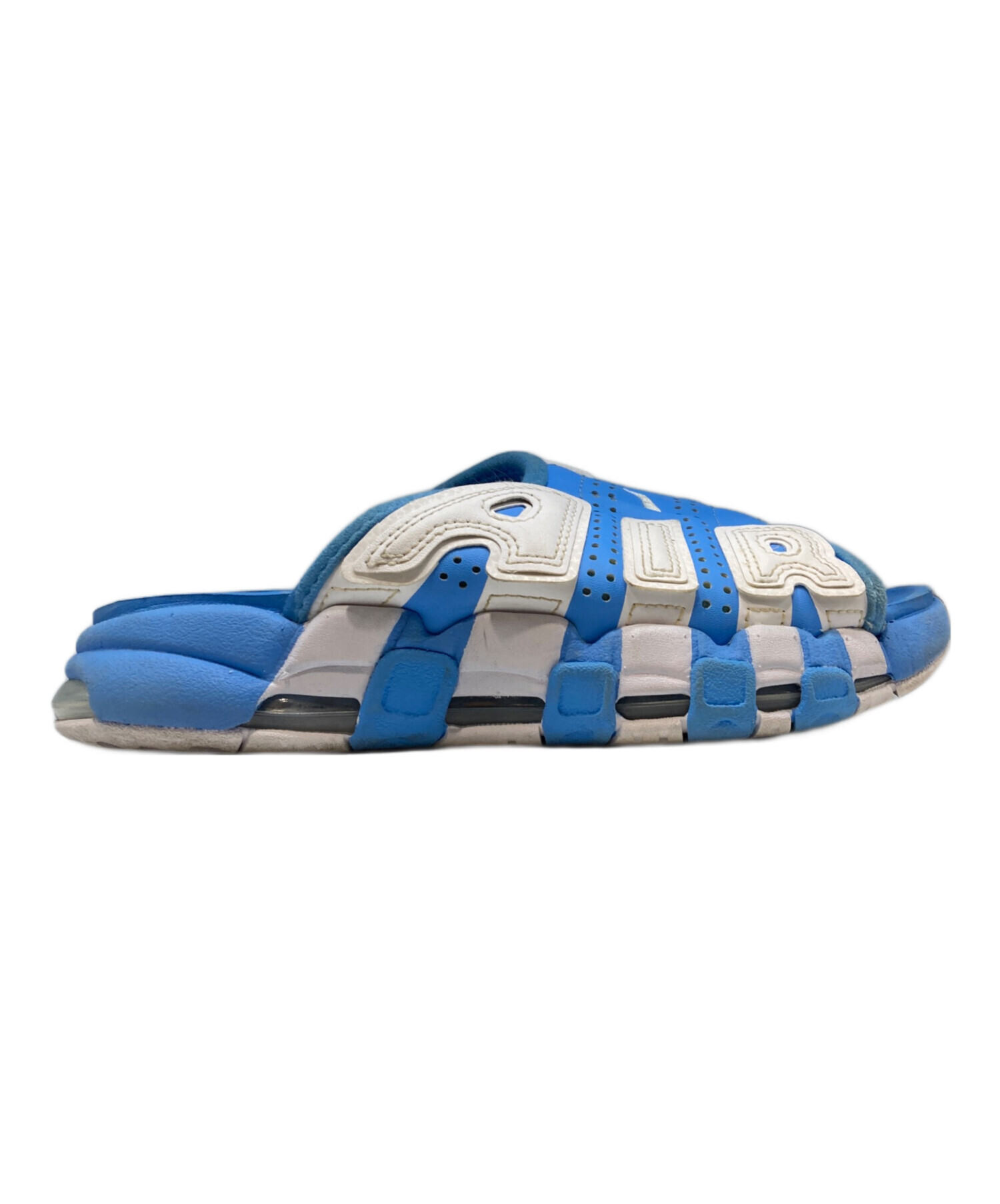 中古・古着通販】NIKE (ナイキ) AIR MORE UPTEMPO SLIDE ブルー サイズ