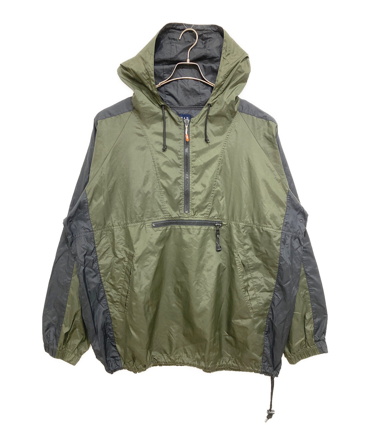 中古・古着通販】GAP (ギャップ) アノラックパーカー オリーブ サイズ