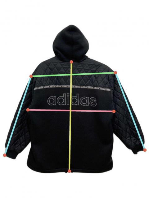 90sヴィンテージ古着ADIDASアディダス切替カラーキルティングジャケットXL 90sヴィンテージ古着ADIDASアディダス切替カラーキルティング