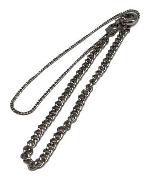 A.P.C. シルバー ダブルチェーンブレスレット 中古・古着通販】A.P.C. (アーペーセー) ダブルチェーンブレスレット