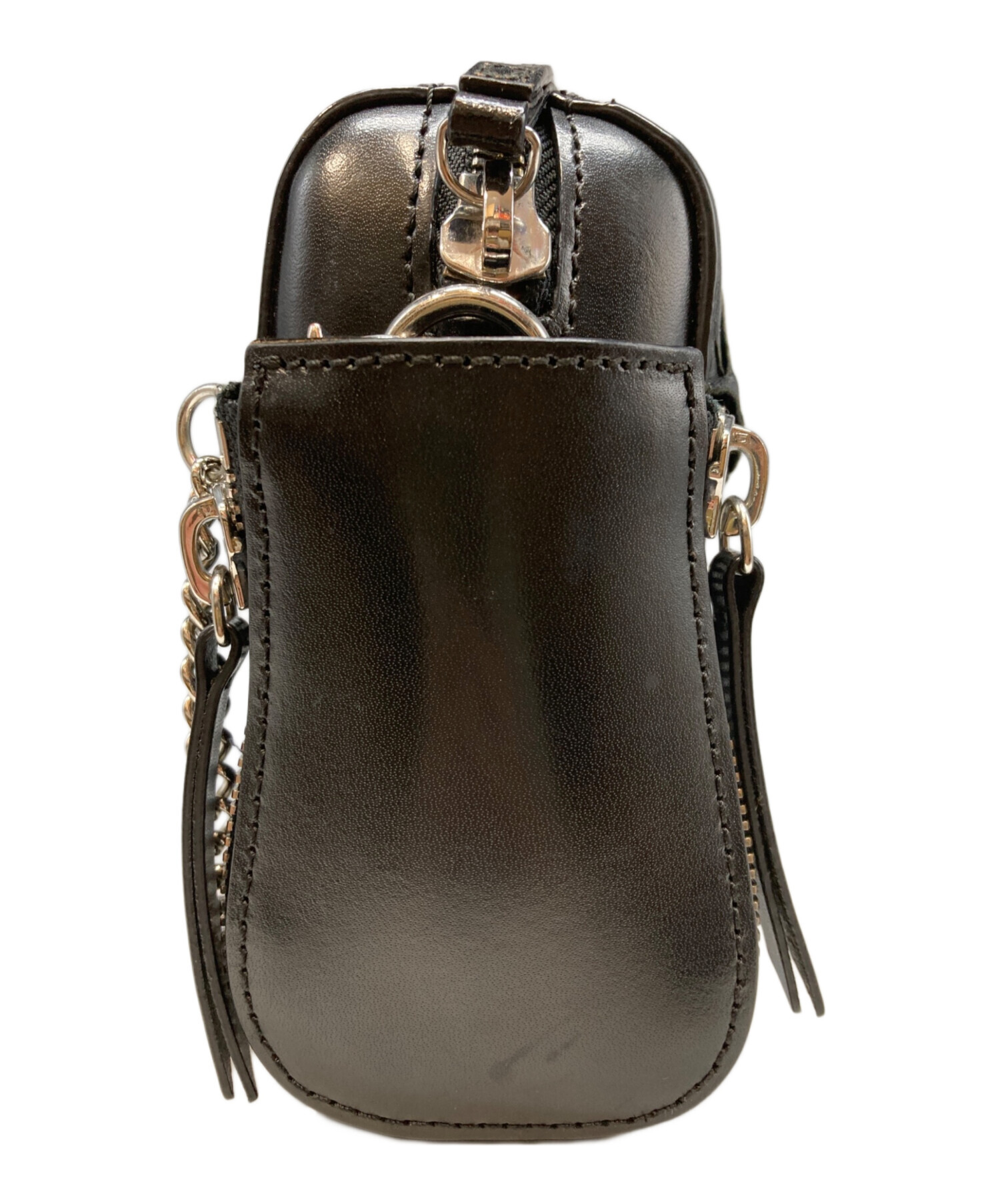 中古・古着通販】DIESEL (ディーゼル) スタッズ×レザーチェーン