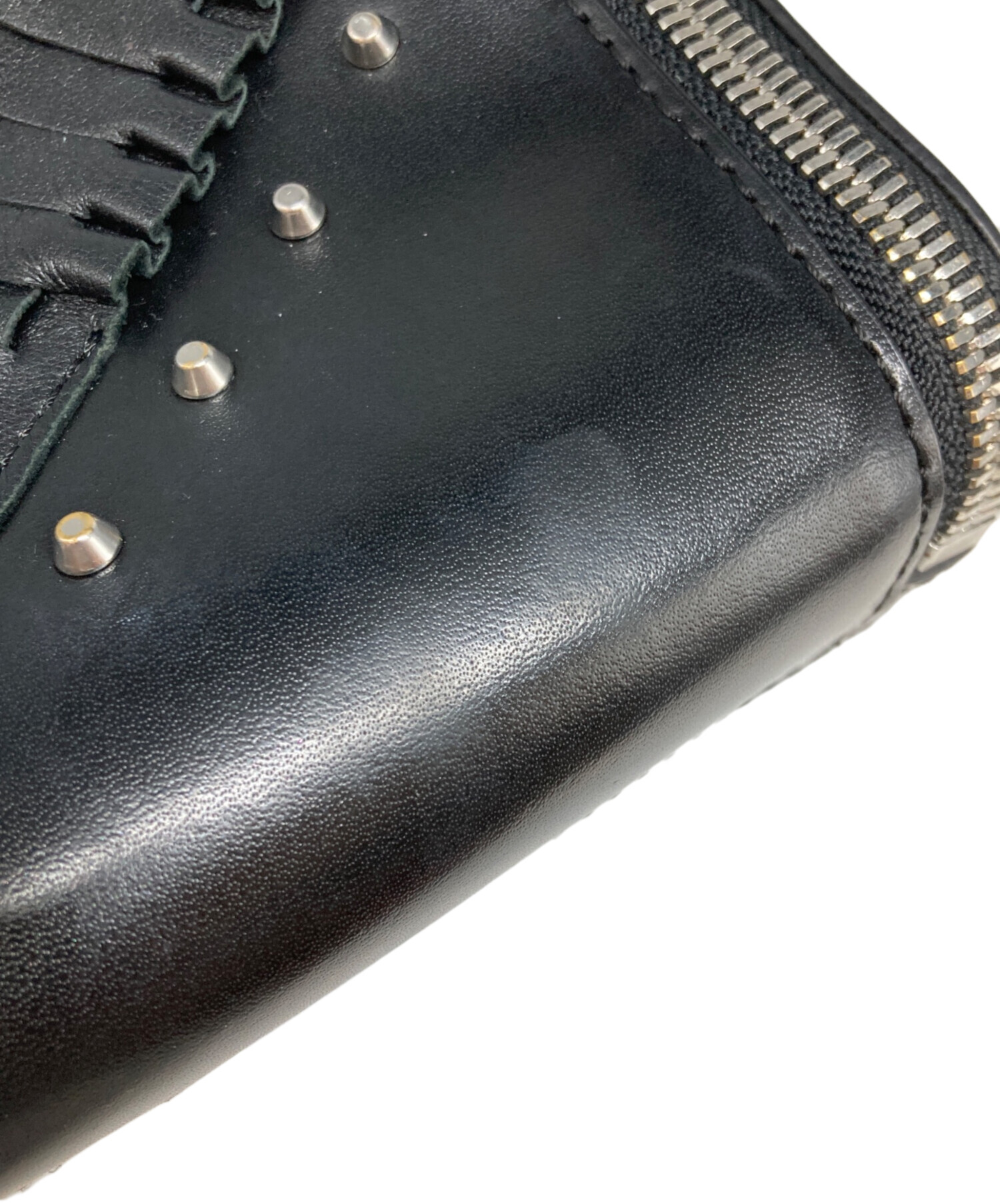 中古・古着通販】DIESEL (ディーゼル) スタッズ×レザーチェーン
