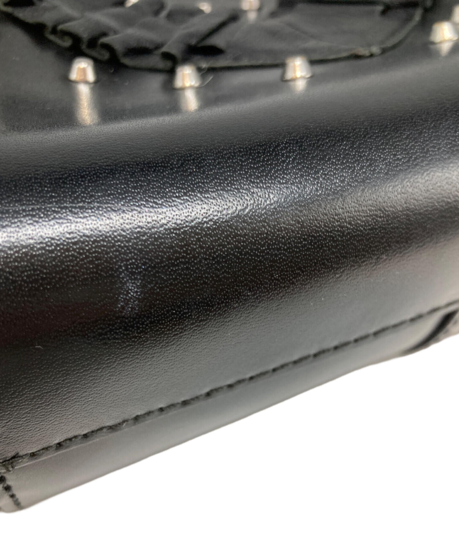 中古・古着通販】DIESEL (ディーゼル) スタッズ×レザーチェーン