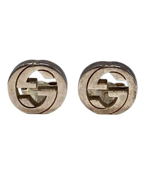 中古・古着通販】GUCCI (グッチ) インターロッキングG ピアス シルバー