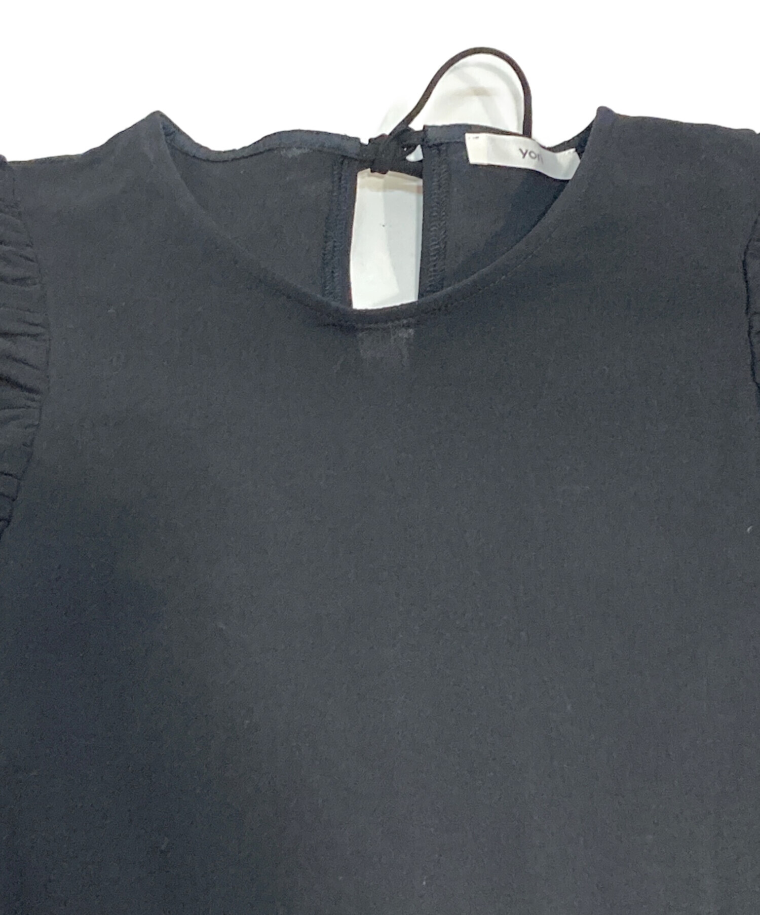 中古・古着通販】YORI (ヨリ) ドライパフブラウス ブラック サイズ