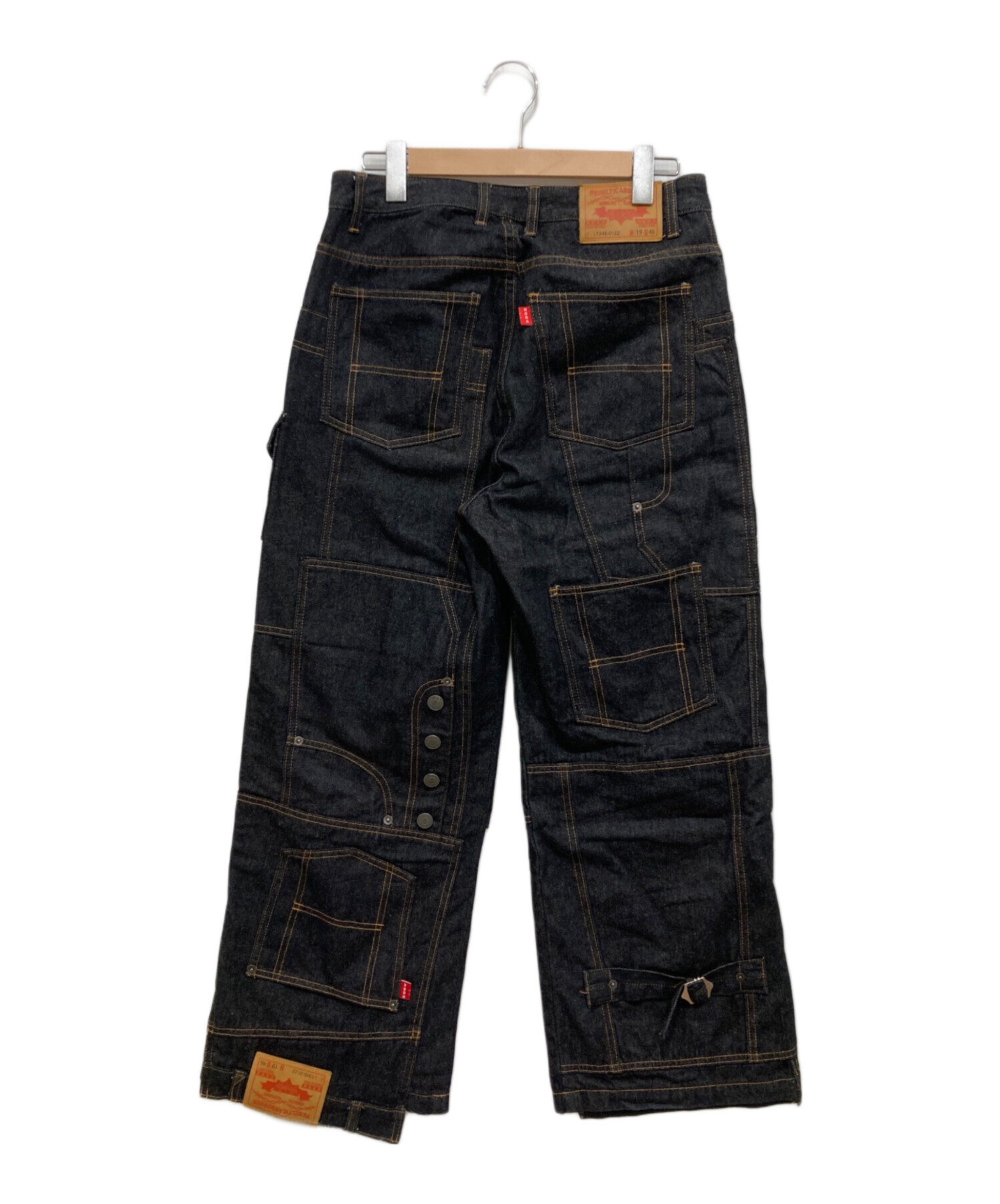 中古・古着通販】HIGH-GATE (ハイゲート) CLUSTERS DENIM PANTS 
