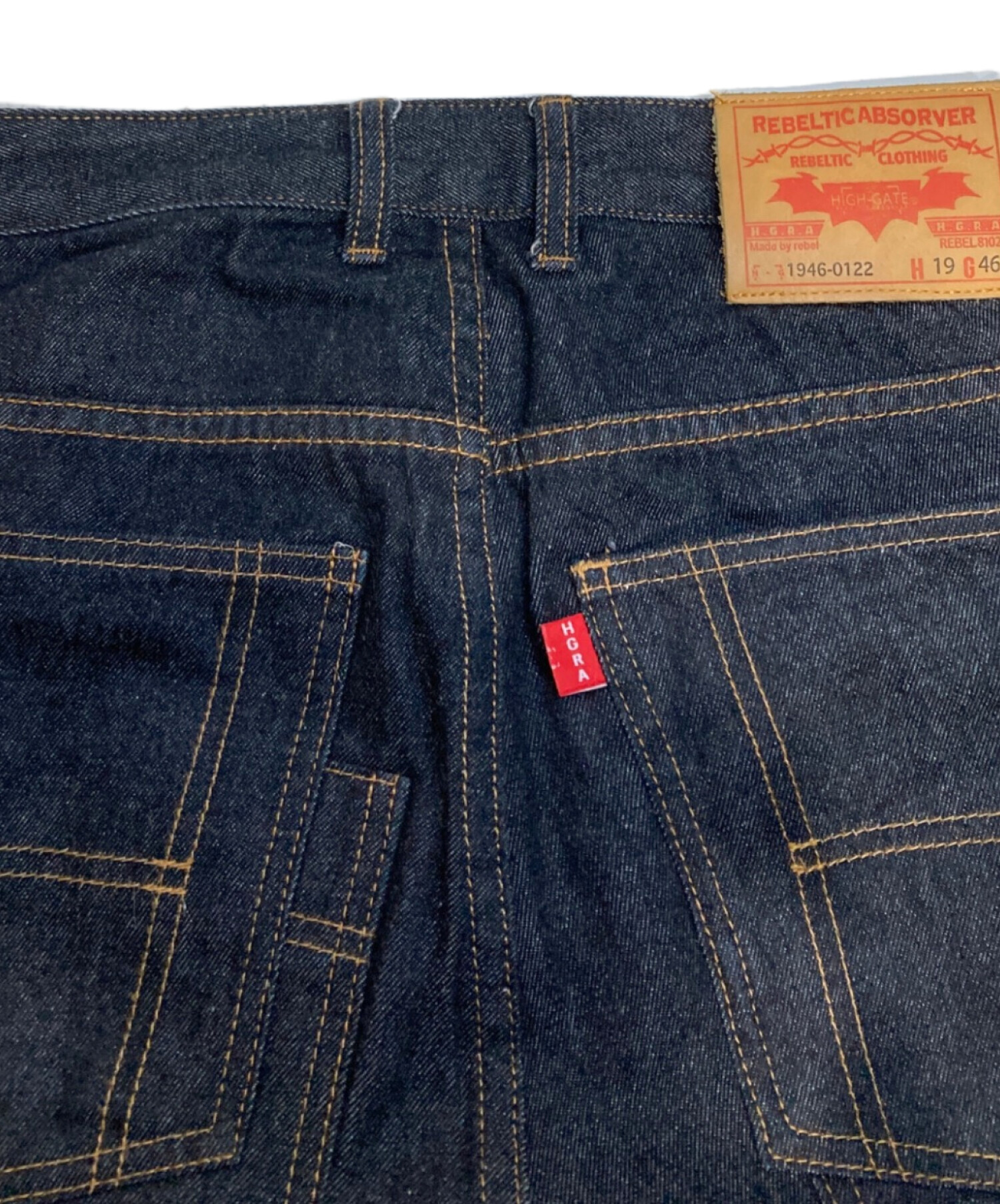中古・古着通販】HIGH-GATE (ハイゲート) CLUSTERS DENIM PANTS 