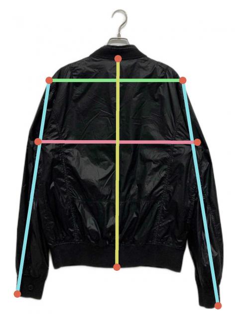 中古・古着通販】DIESEL (ディーゼル) ナイロンジャケット ブラック