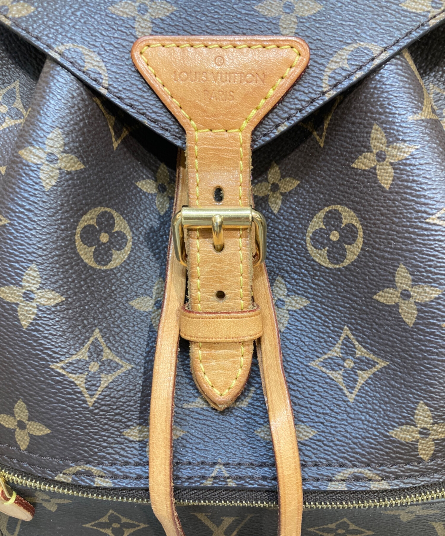 VUITTONリュック 中古・古着通販】LOUIS VUITTON (ルイ ヴィトン) リュック ブラウン