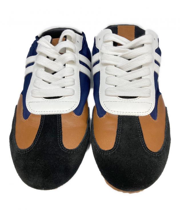 ダブルスタンダードクロージング　フラットスニーカー　ネイビー36.5現行品 ダブルスタンダードクロージング フラットスニーカー ネイビー36.5現行品